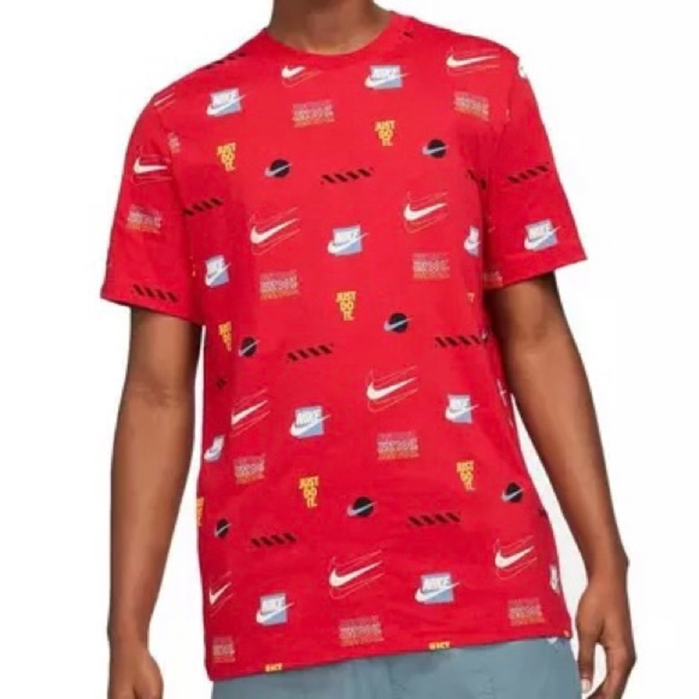 Nike All Over Graphic Print T-Shirt